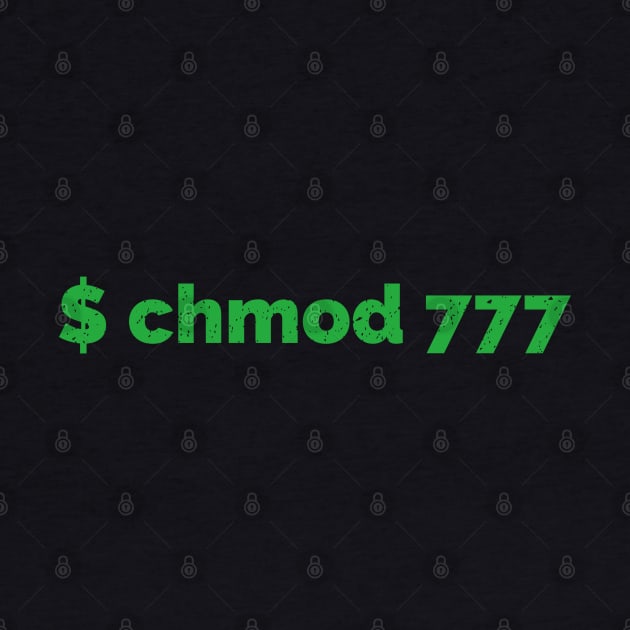 Linux Command chmod 777 by Cyber Club Tees